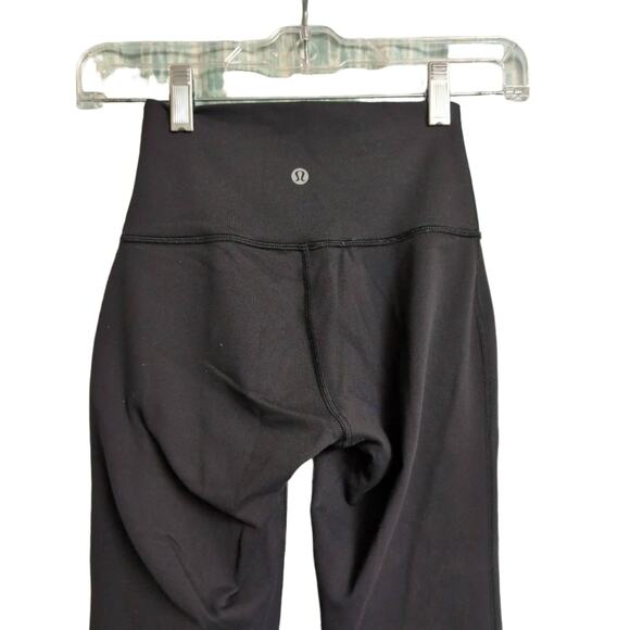 Lululemon Black Groove Nulu High-Waisted Flared Yoga Activewear Pants Size 2 - Picture 4 of 8